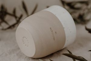 Eulenschnitt-Tasse-GLÜCKLICH